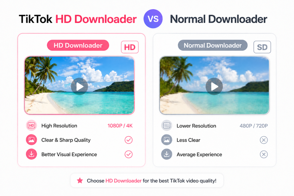 TikTok video quality download
