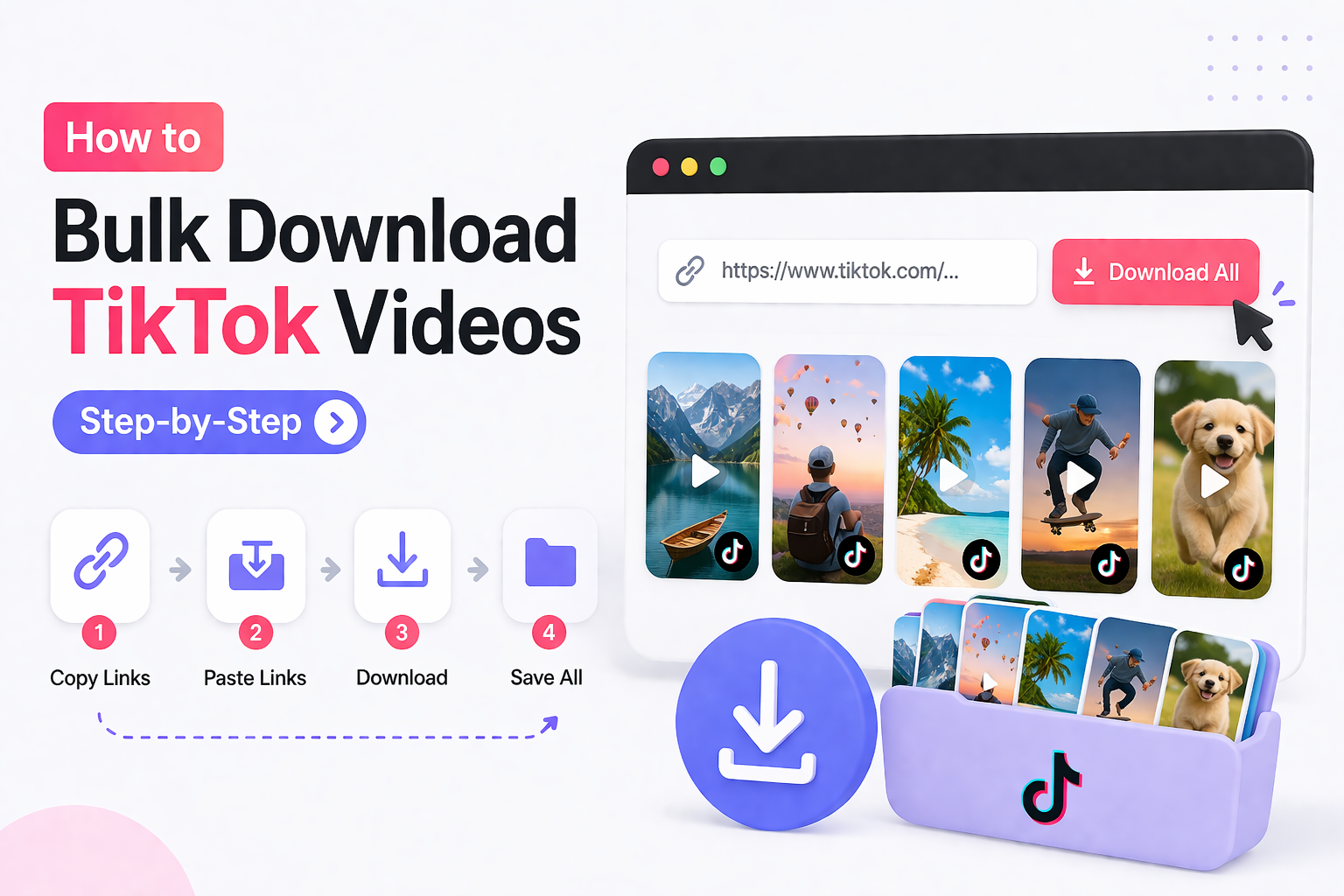 bulk download TikTok videos