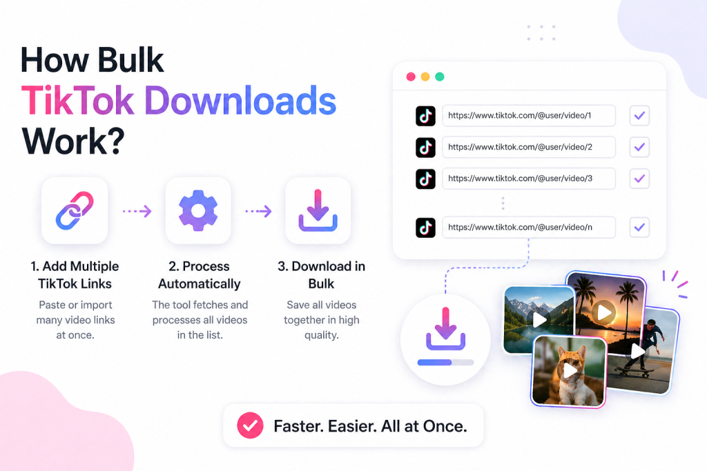 bulk download TikTok videos