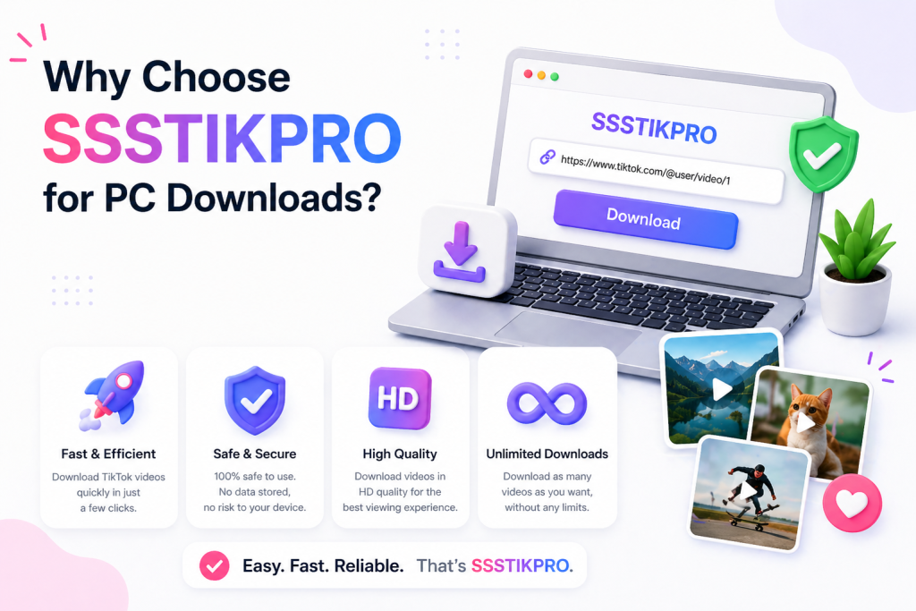download TikTok videos PC