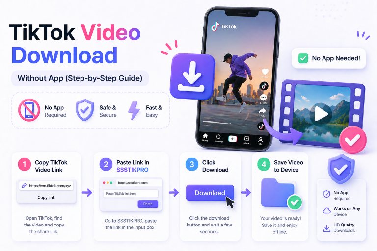 TikTok download without app