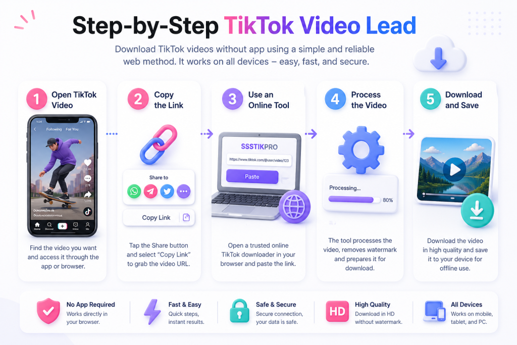 TikTok download without app